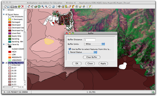 buffer window open set to select