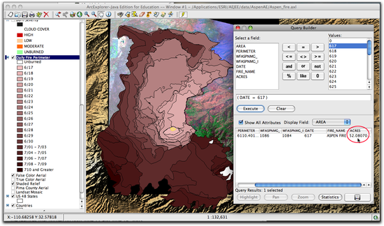 query results 52 acres and map