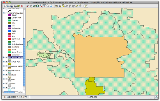 what states in YNP