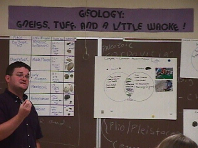William Slattery, Departments of Geological Sciences and Teacher Education, 