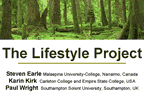 Cover slide from "The Lifestyle Project" presentation at the 2007 GSA annual meeting