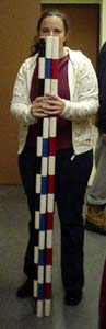 Striped poles