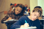 thumbnail of students taking tests
