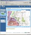 Screen shot of Terraserver website interface