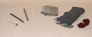 Materials Used in Electrostatics Demonstration