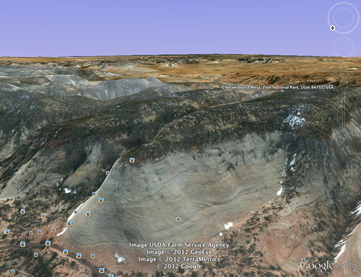 Checkerboard Mesa Google Earth image capture