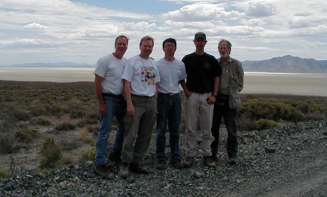 Image of Nevada field team including NASA and UGA participants