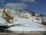 Image of Angle Terrace at Mammoth Hot Springs.