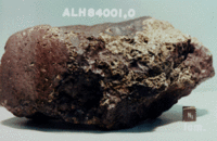 Photo of Mars meteorite ALH84001
