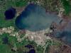 Lake Pontchartrain, New Orleans. Landsat image.