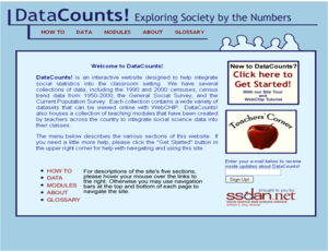 DataCounts! Homepage