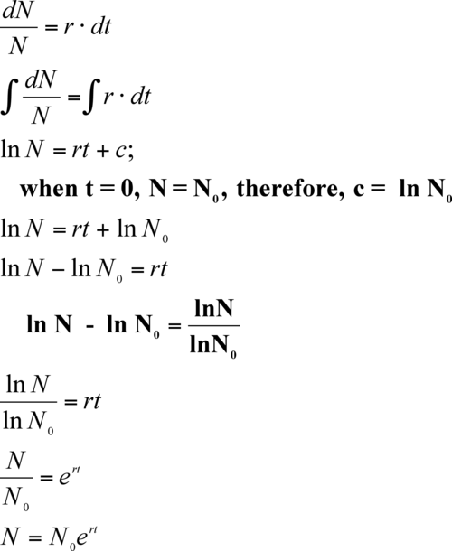 derivation of age equation