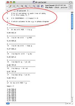 DRAWPD datafile