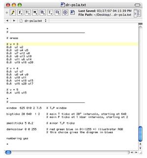 DRAWPD datafile screen shot