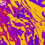 Element map of Si in a pelitic schist.