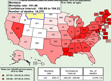 Cancer Maps Interactive State Click
