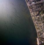 Satellite image of New Orleans Coast.