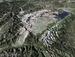 aerial photo of flathead lake and valley, montana