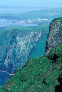 St. George Island Village, Pribilof Islands, Alaska.