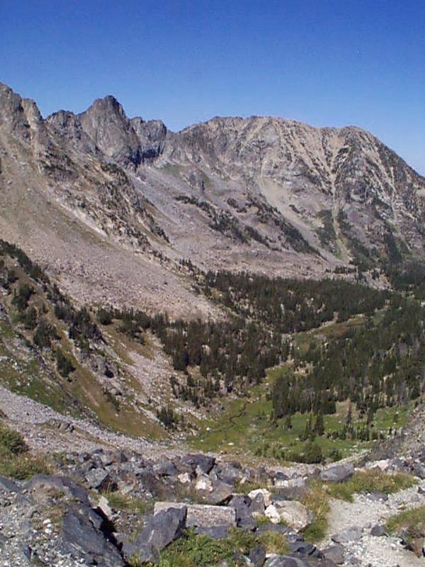 Bear Basin Looking North to Mirror Lake