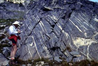Karl Kellogg working in Bear Basin