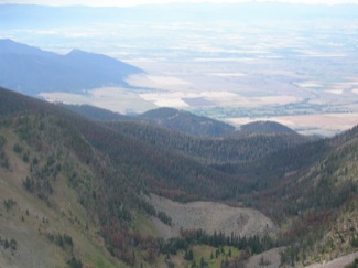 Rock glacier, upper Corbly Canyon