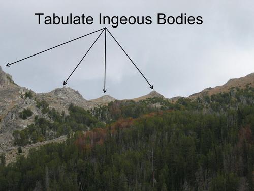 Tabular Igneous Bodies, Bear Basin