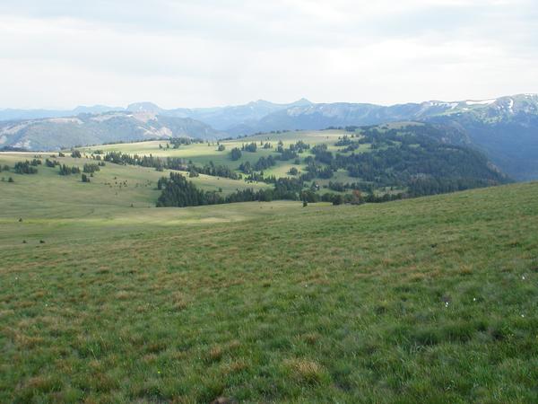 Windy Pass, looking to the south