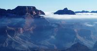 Inversion over the Grand Canyon.