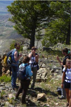 2010 REU Students in the Field