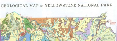 Geologic Map of Study Area in Yellowstone National Park