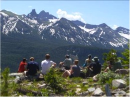 Students at REU Site