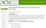 ACM Sustainability Workshop