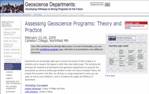 Assessing geoscience programs screenshot