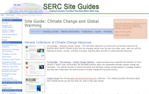 climate change site guide 150pix screenshot