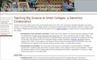 Collaboration Genomics Index Page Screenshot