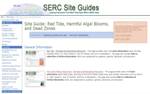 Harmful algal bloom site guide screenshot