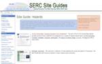 Hazards site guide screenshot