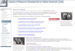 Impacts of Resource Development on Native American Lands