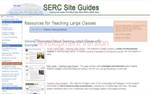 Large classes site guide screenshot