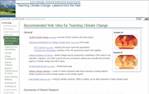 Recommended websites climage change