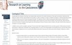 Research on learning geologic time