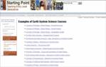 SP earth system science course pages screen shot