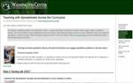 Spreadsheets across curriculum screenshot