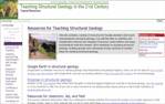 Structural Geo main page screenshot