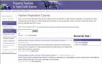 teacher prep course pages screen shot