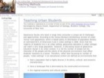 Teaching Urban Students