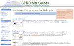 weathering and rock cycle site guide