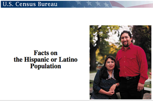 this is a screen capture of a census website