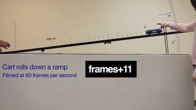 cart rolls down ramp screenshot